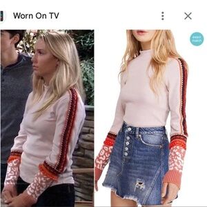 Women's Free People waffle knit top